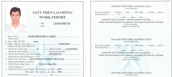 GIẤY PHÉP LAO ĐỘNG GIẤY PHÉP LAO ĐỘNG
