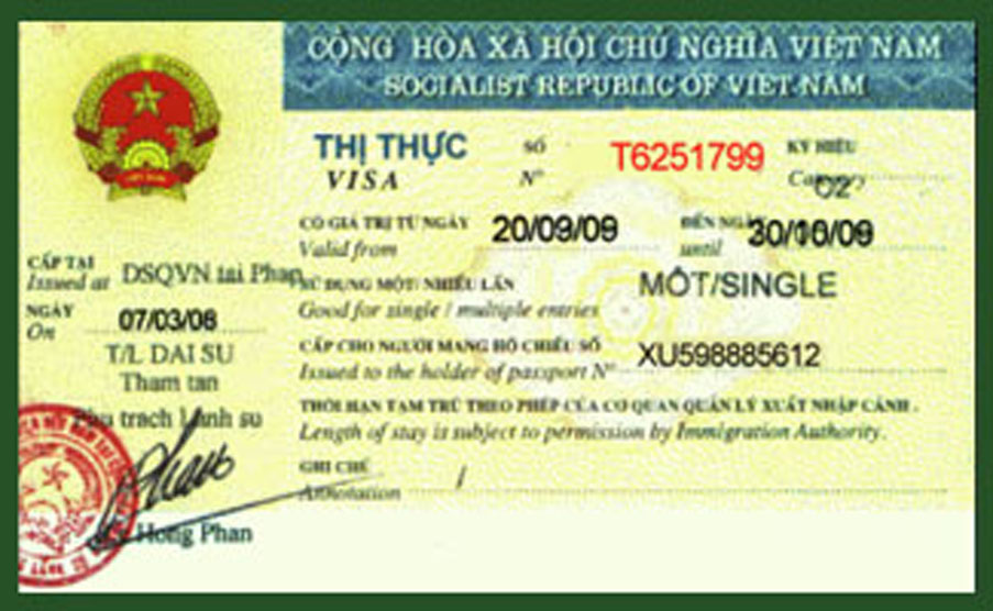 Thị thực nhập cảnh Thị thực nhập cảnh