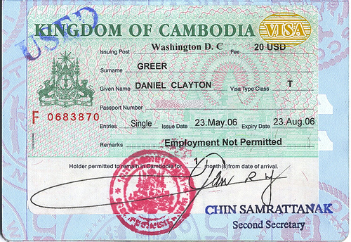 Visa Cambodia
