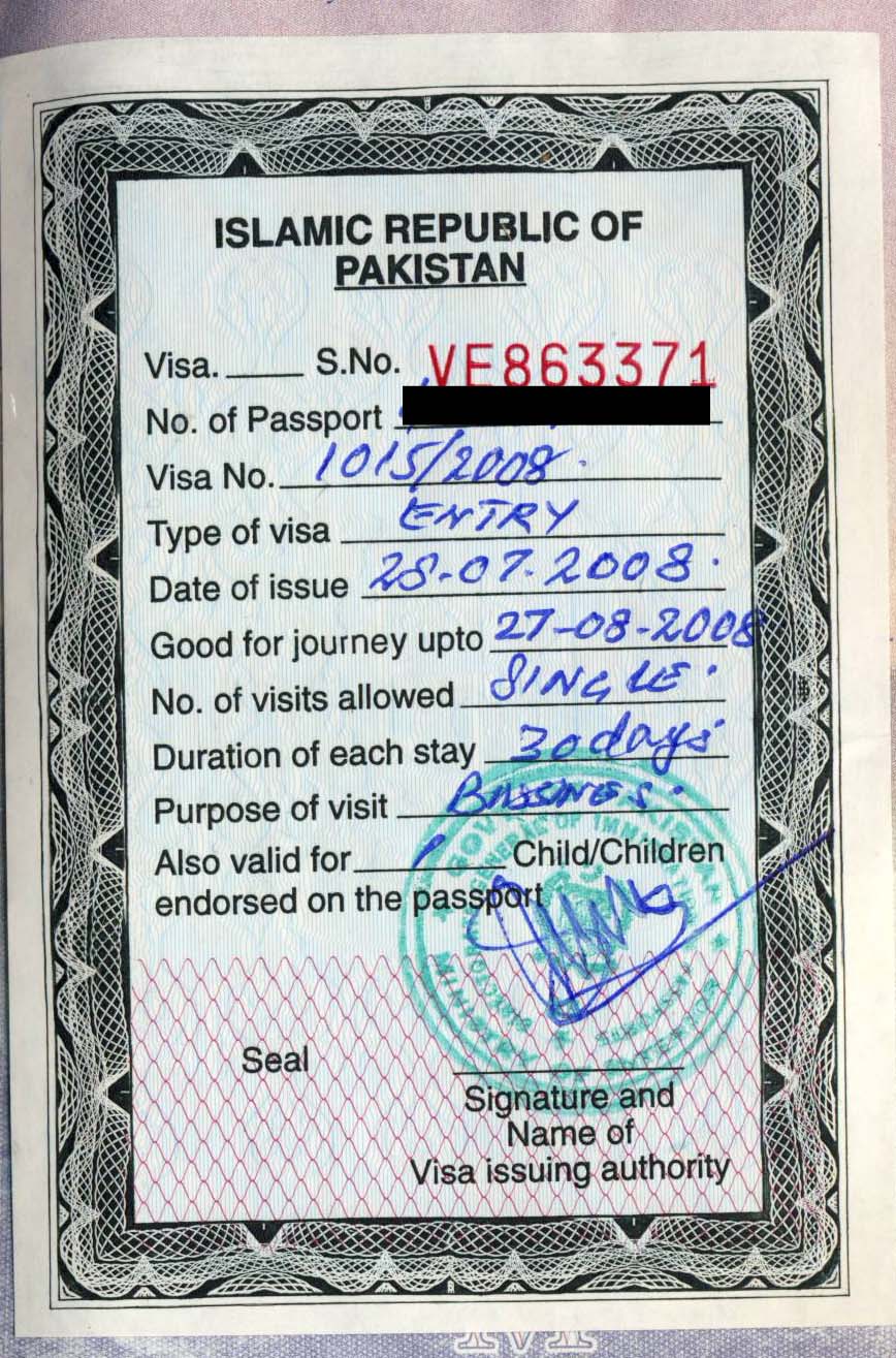 Visa Pakistan