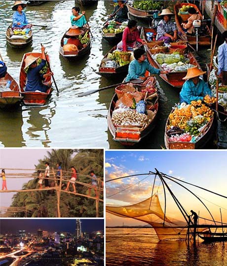 những địa danh đẹp ở Sông mekong