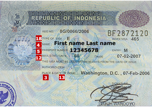 visa indonesia visa indonesia