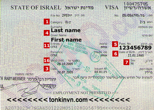 visa israel Visa Israel