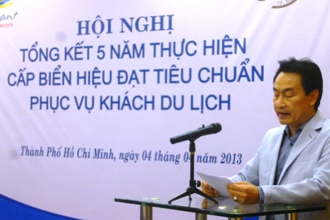 Triển khai cấp biển hiệu đạt tiêu chuẩn phục vụ khách du lịch