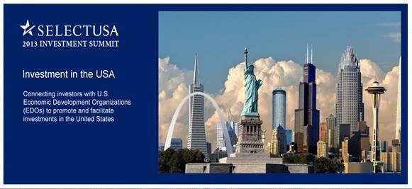 SelectUSA 2013 Hội nghị Thượng đỉnh Đầu tư